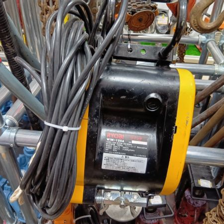 RYOBI リョービ ウインチ WIM-125A オレンジ 程度B リモコン付 コード式 100v 04800