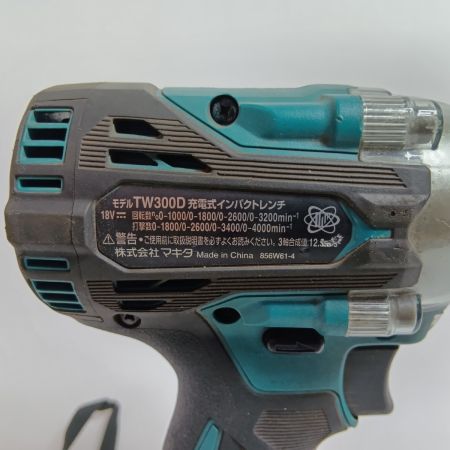 MAKITA マキタ インパクトレンチ TW300D ブルー 程度B 本体のみ コードレス式 18v