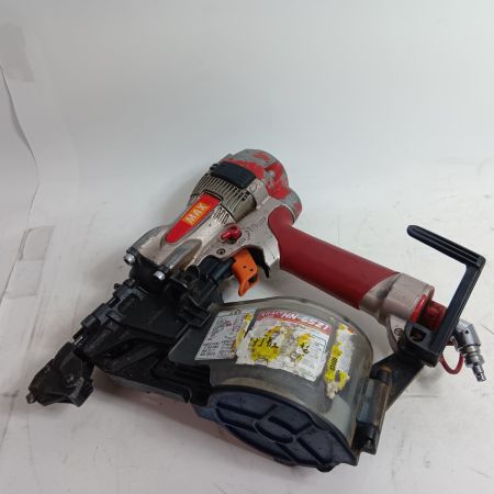MAX マックス エア釘打ち HN-65Z1 レッド 程度C 本体のみ 高圧 65mm 13426279F キズ・ハガレ有