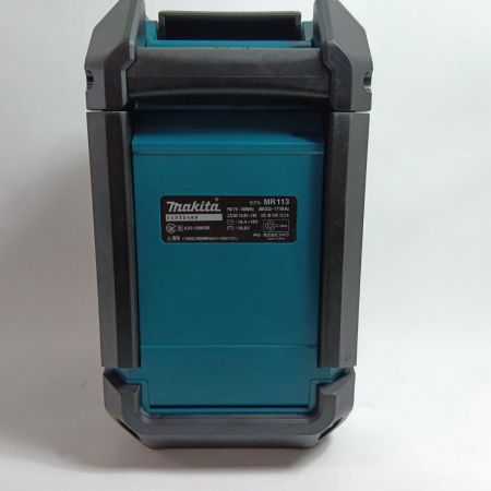 MAKITA マキタ バッテリー式ラジオ MR113 ブルー 未使用品(S) 本体のみ コードレス式 18v