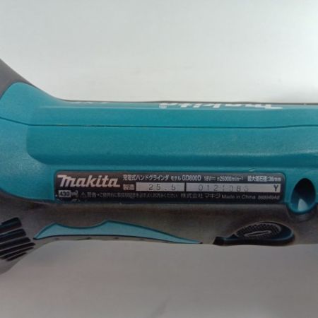 MAKITA マキタ グラインダー GD800D ブルー 程度B コードレス式 18v 6.0Ah
