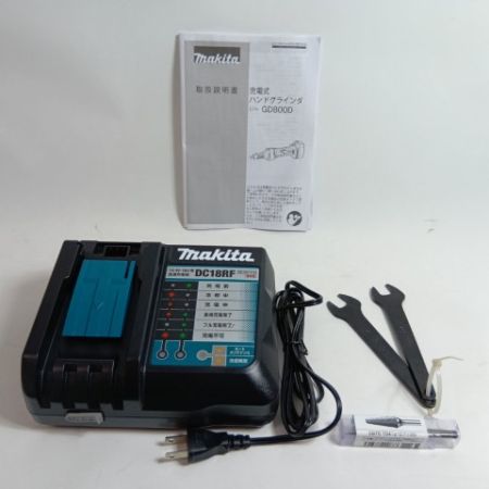 MAKITA マキタ グラインダー GD800D ブルー 程度B コードレス式 18v 6.0Ah