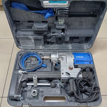 SIBUYA 乾湿兼用ダイモドリル TSK-165 ブルー 程度C 本体のみ コード式 100v