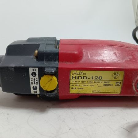Hakken 乾式コアドリル HDD-120 レッド 程度C 本体のみ コード式 120mm 100v