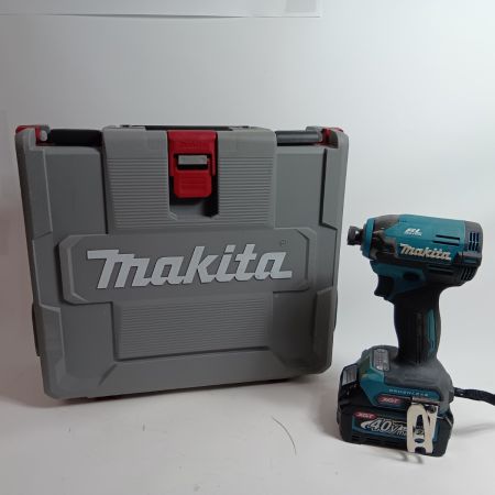 MAKITA マキタ インパクトドライバ TD003GRAX ブルー 程度B コードレス式 40v 2.0Ah 使用感有