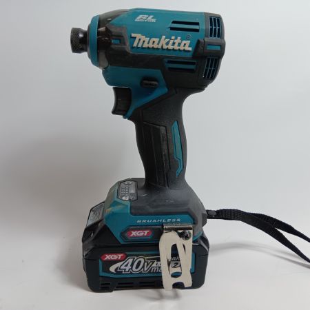 MAKITA マキタ インパクトドライバ TD003GRAX ブルー 程度B コードレス式 40v 2.0Ah 使用感有