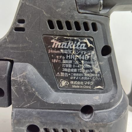 MAKITA マキタ ハンマドリル HR244D ブラック 程度C 本体のみ コードレス式 24mm 18v 318344Y