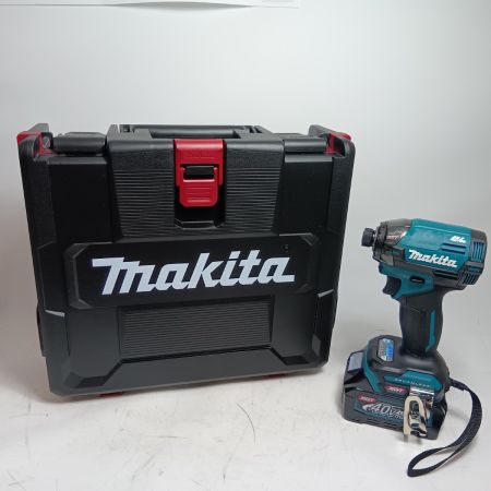 MAKITA マキタ インパクトドライバ TD002GRDX ブルー 未使用品(S) 付属品完備 コードレス式 40v 2.5Ah