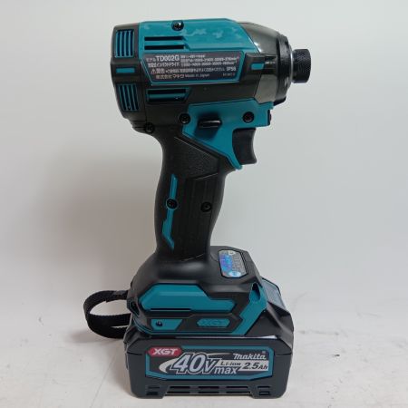 MAKITA マキタ インパクトドライバ TD002GRDX ブルー 未使用品(S) 付属品完備 コードレス式 40v 2.5Ah