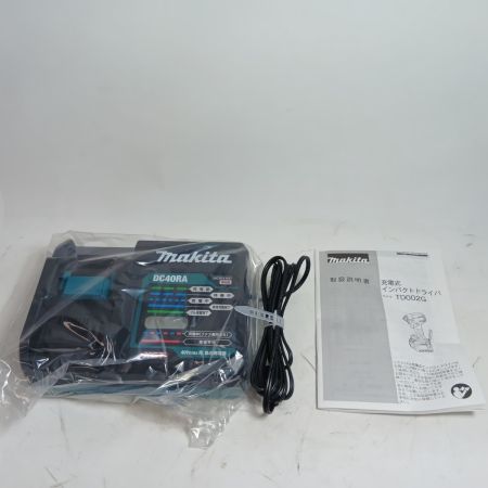 MAKITA マキタ インパクトドライバ TD002GRDX ブルー 未使用品(S) 付属品完備 コードレス式 40v 2.5Ah