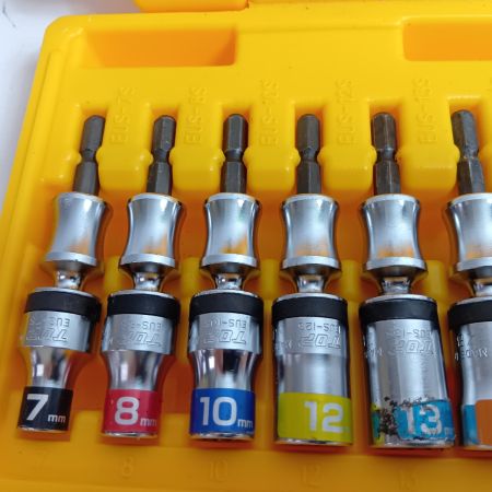 TOP工業 ユニバーサルショートソケットセット EUS-724SS イエロー 程度B