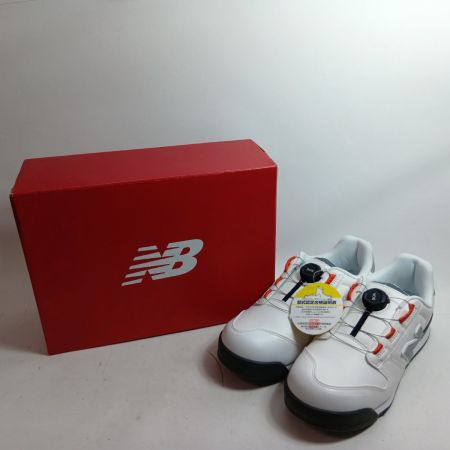 NEW BALANCE ニュー・バランス 安全靴 BS-118 ホワイト×グレー 未使用品(S) 本体のみ 25.5EEE