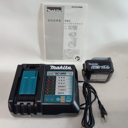 MAKITA マキタ インパクトドライバ TD162DRGX ブルー 未使用品(S) コードレス式 14.4v 6.0Ah