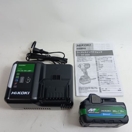 HiKOKI ハイコーキ インパクトレンチ WR36DH グリーン 未使用品(S) コードレス式 36v J6501130