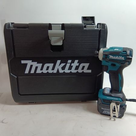 MAKITA マキタ インパクトドライバ TD162DRGX ブルー 未使用品(S) 充電器・充電池2個・ケース付 コードレス式 14.4v 6.0Ah