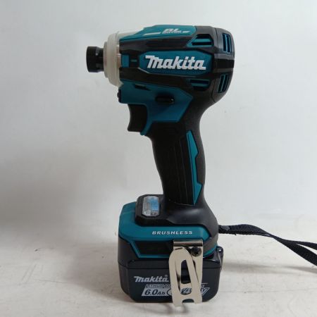 MAKITA マキタ インパクトドライバ TD162DRGX ブルー 未使用品(S) 充電器・充電池2個・ケース付 コードレス式 14.4v 6.0Ah