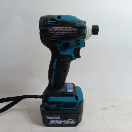 MAKITA マキタ インパクトドライバ TD162DRGX ブルー 未使用品(S) 充電器・充電池2個・ケース付 コードレス式 14.4v 6.0Ah