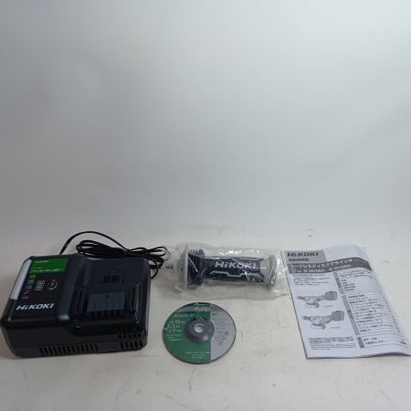 HiKOKI ハイコーキ ディスクグラインダー G3610DD グリーン 未使用品(S) 充電器・充電池2個・ケース付 コードレス式 36v J950575