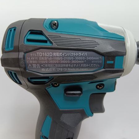 MAKITA マキタ インパクトドライバ TD162DRGX ブルー 未使用品(S) コードレス式 14.4v 6.0Ah