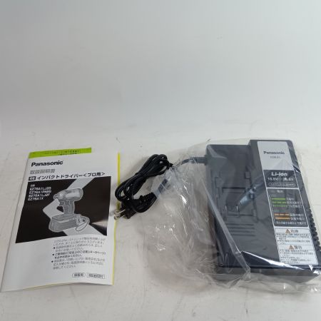 Panasonic パナソニック インパクトドライバ EZ76A1LJ2G-B ブラック 未使用品(S) 充電器・充電池2個・ケース付 18v 5.0Ah