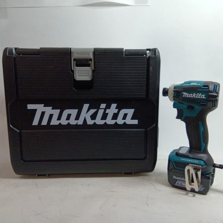 MAKITA マキタ インパクトドライバ TD162DRGX ブルー 未使用品(S) 充電器・充電池2個・ケース付 コードレス式 14.4v 6.0Ah