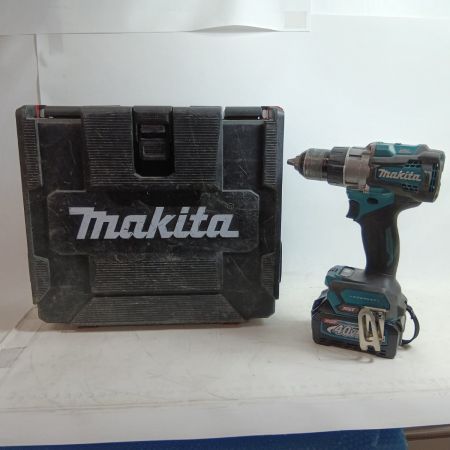 MAKITA マキタ ドライバドリル DF001G ブルー 程度B 充電器・充電池2個・ケース付 コードレス式 40v 2.5Ah 0048742Y キズ・ヨゴレ有