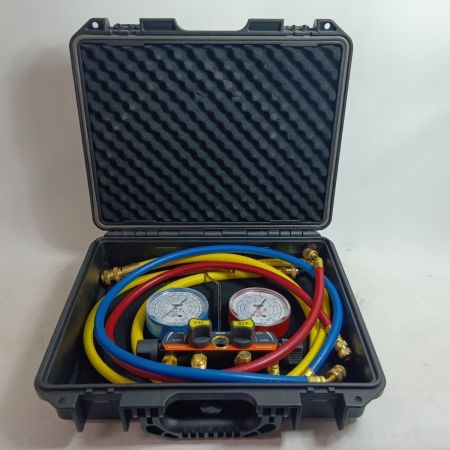 イチネンTASCO マニホールド TA124FZA 程度B 本体のみ