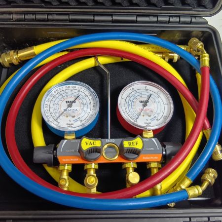 イチネンTASCO マニホールド TA124FZA 程度B 本体のみ