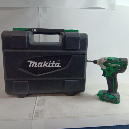 MAKITA マキタ インパクトドライバ MTD001D グリーン 程度B 充電器・充電池2個・ケース付 コードレス式 14.4v 1.5Ah 0146517 キズ・ヨゴレ有