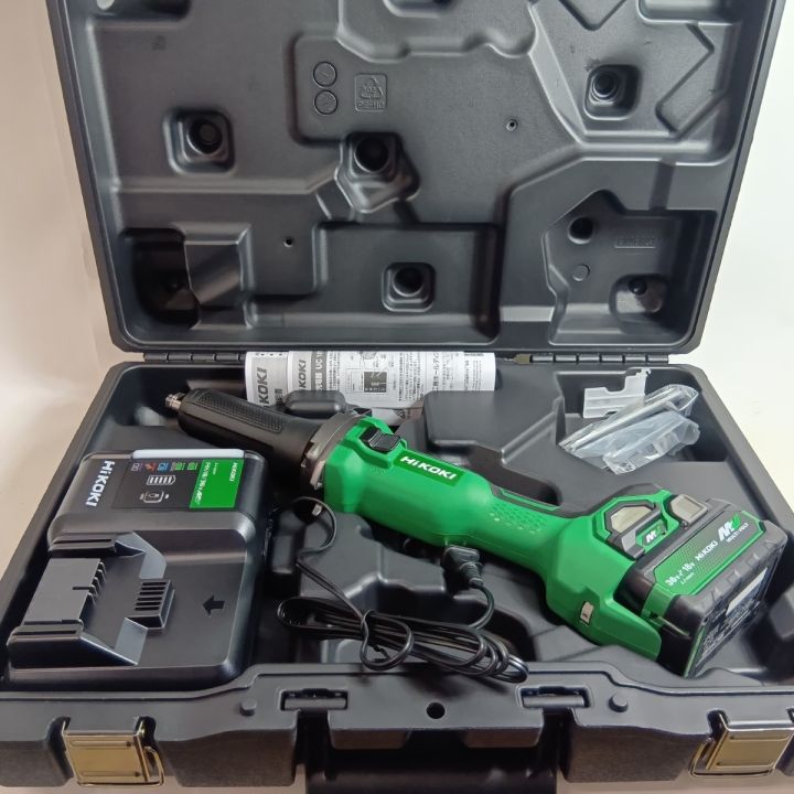 【未使用】ハイコーキ HiKOKI GP36DA(XPZ) ハンドグラインダ 25mm バッテリ×1・充電器付【ハンズクラフト佐賀】 HiKOKI ハイコーキ ハンドグラインダー GP36DA グリーン 未使用品(S