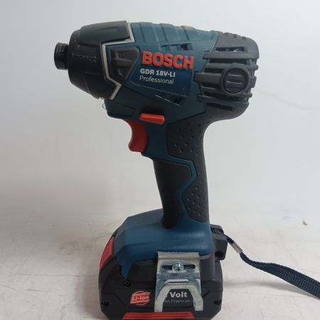 BOSCH ボッシュ 充電式インパクトドライバ GDR18V-LI ネイビー