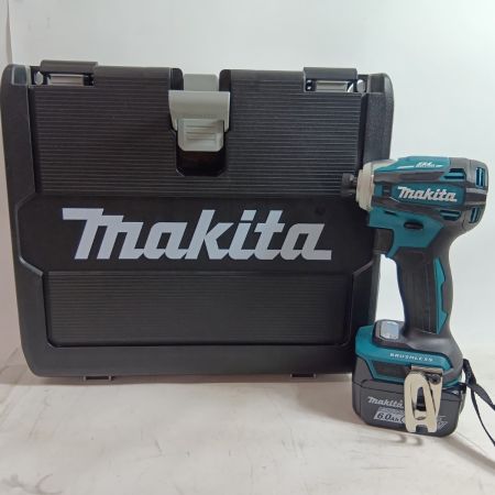 MAKITA マキタ インパクトドライバ TD162DRGX ブルー 未使用品(S) 充電器・充電池2個・ケース付 コードレス式 14.4v 6.0Ah 不明