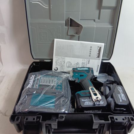 MAKITA マキタ インパクトドライバ TD162DRGX ブルー 未使用品(S) 充電器・充電池2個・ケース付 コードレス式 14.4v 6.0Ah 不明