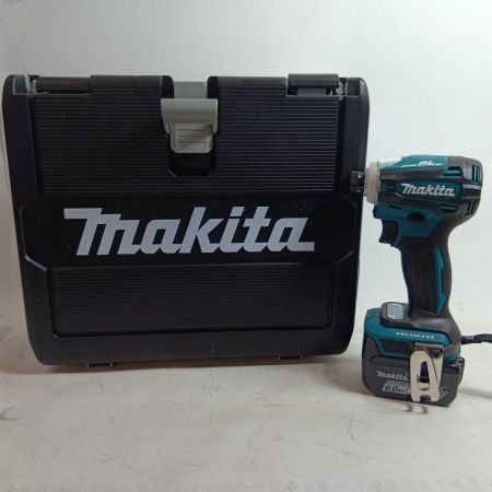 MAKITA マキタ インパクトドライバ TD162DRGX ブルー 未使用品(S) 充電器・充電池2個・ケース付 コードレス式 14.4v 6.0Ah 不明