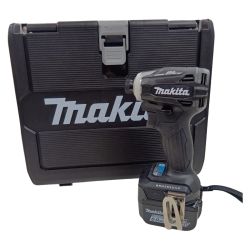 MAKITA マキタ 工具 締め付け工具 インパクトドライバ TD162DRGX ブラック 未使用品(S) 充電器・充電池2個・ケース付 コードレス式 14.4v 6.0Ah 75922 Sランク