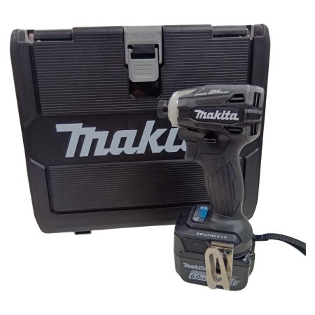 MAKITA マキタ 工具 締め付け工具 インパクトドライバ TD162DRGX ブラック 未使用品(S) 充電器・充電池2個・ケース付 コードレス式 14.4v 6.0Ah 75922