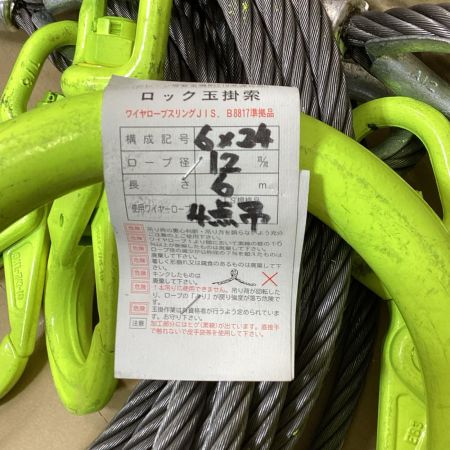 日東物産 4点吊ﾜｲﾔ　12mm×6m TAS24-7