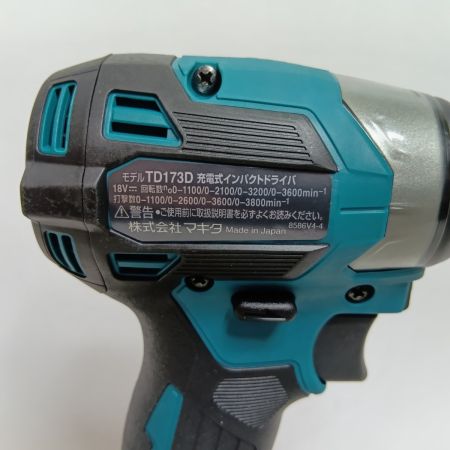 MAKITA マキタ インパクトドライバ TD173DRGX ブルー コードレス式 18V/6.0Ah 189978