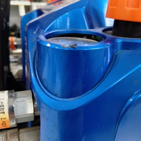 MAX マックス 工具 エアツール コンプレッサー AK-HH1270E3 ブルー 程度A 本体のみ 高圧 100v