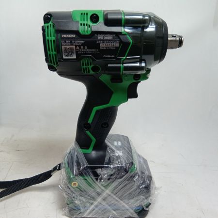 HiKOKI ハイコーキ インパクトレンチ WR36DH グリーン 未使用品(S) 充電器・充電池2個・ケース付 コードレス式 36v 2.5Ah J1601049