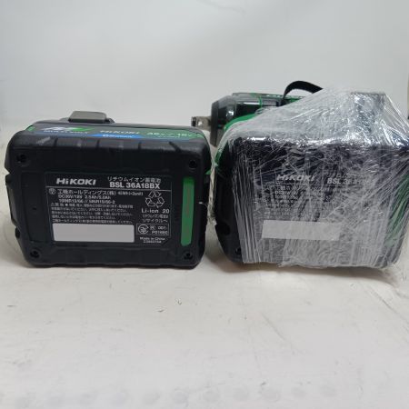 HiKOKI ハイコーキ インパクトレンチ WR36DH グリーン 未使用品(S) 充電器・充電池2個・ケース付 コードレス式 36v 2.5Ah J1601049