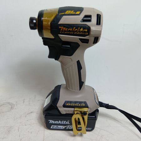MAKITA マキタ インパクトドライバ TD173DGXPG プレミアムグレージュ 未使用品(S) 充電器・充電池2個・ケース付 コードレス式 18v 6.0Ah 873328
