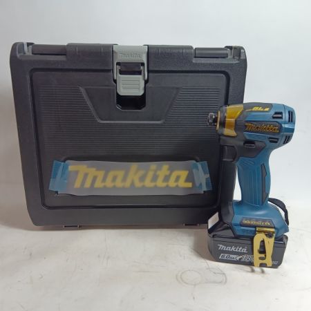 MAKITA マキタ インパクトドライバ TD173DGXPB ブルー  未使用品(S) 充電器・充電池2個・ケース付 コードレス式 18v 849915