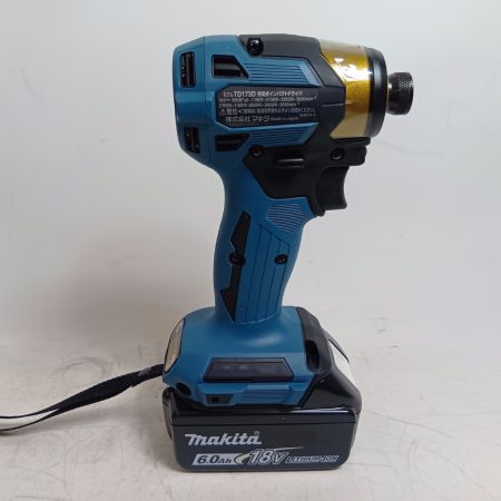 MAKITA マキタ インパクトドライバ TD173DGXPB ブルー  未使用品(S) 充電器・充電池2個・ケース付 コードレス式 18v 849915