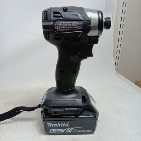 MAKITA マキタ 締め付け工具 インパクトドライバ TD173DRGXB ブラック 程度A 充電器・充電池2個・ケース付 コードレス式 18v
