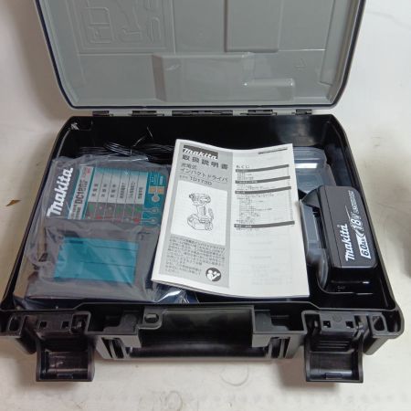 MAKITA マキタ 締め付け工具 インパクトドライバ TD173DRGXB ブラック 程度A 充電器・充電池2個・ケース付 コードレス式 18v