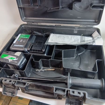 HiKOKI ハイコーキ 工具 締め付け工具 ドライバドリル  DS36DA2XP グリーン 程度B 充電器・充電池2個・ケース付 コードレス式 13mm 36v J690230 キズ・ヨゴレ有