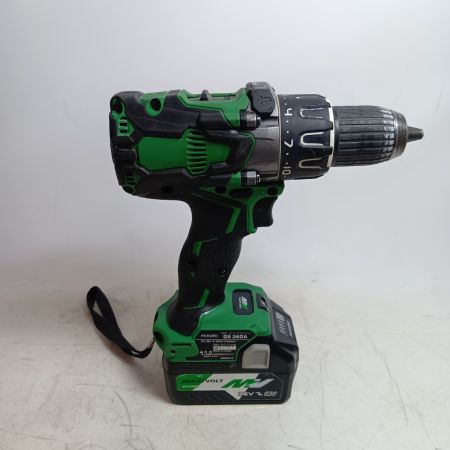 HiKOKI ハイコーキ 工具 締め付け工具 ドライバドリル  DS36DA2XP グリーン 程度B 充電器・充電池2個・ケース付 コードレス式 13mm 36v J690230 キズ・ヨゴレ有