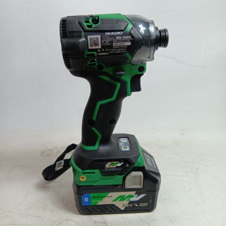HiKOKI ハイコーキ 締め付け工具 インパクトドライバ WH36DC 程度B 充電池1個・ケース付 コードレス式 36v J5212412
