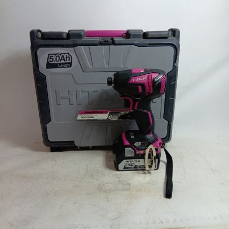 HITACHI 日立 工具 締め付け工具 インパクトドライバ WH18DDL パープル 程度B 充電器・充電池1個・ケース付 コードレス式 18v 652309 キズ・ヨゴレ有